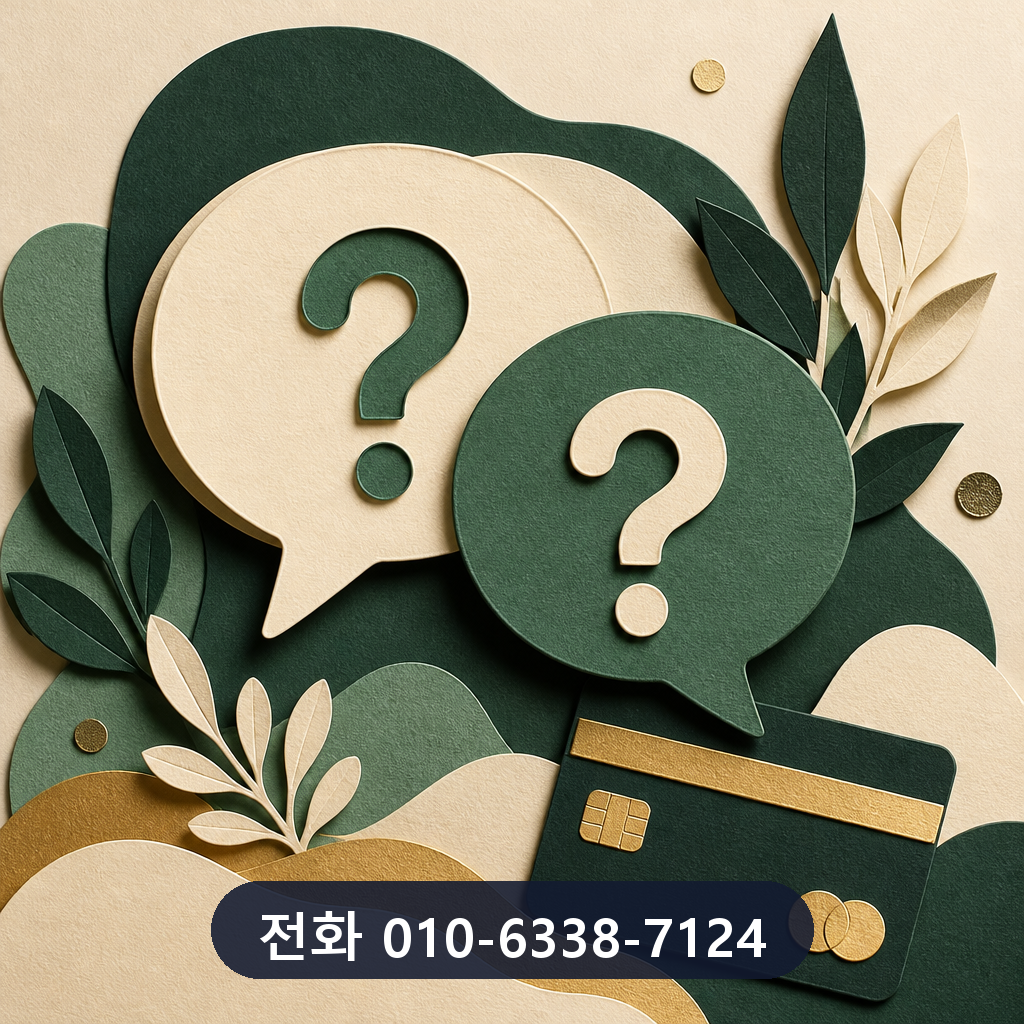 우리카드 카드깡 자주 묻는 질문 이미지